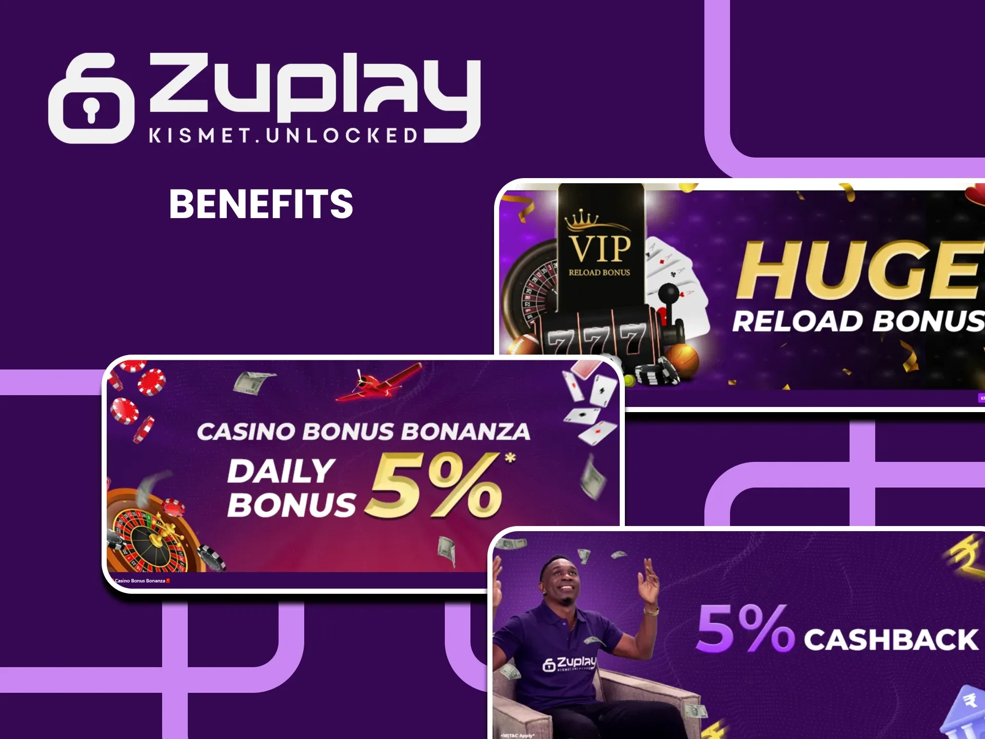 We will tell you about the benefits of the Zuplay application.